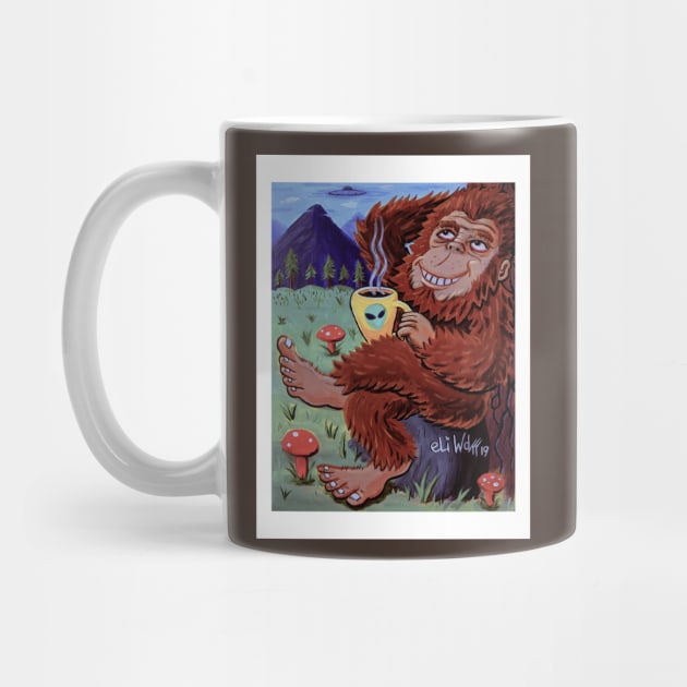 Bigfoot Coffee Time by eliwolff